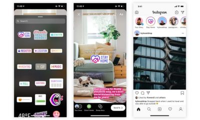Instagram lanza la etiqueta y la historia de 'Quédate en casa' para alentar el distanciamiento social en medio del brote de COVID-19