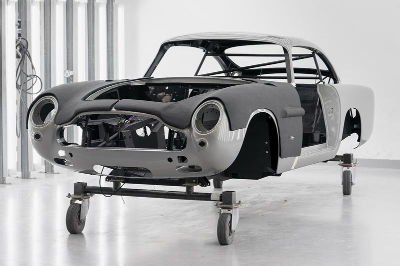 Aston Martin DB5 'Goldfinger' Continuation 55 Year Hiatus New Build Custom 25 Units Limited Edition 'James Bond' 'Goldfinger' Smoke Screen Triple License Plates Machine Guns