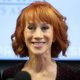 Kathy Griffin speaks during a press conference at The Bloom Firm on June 2, 2017 in Woodland Hills, California. Griffin is holding the press conference after a controversial photoshoot where she was holding a bloodied mask depicting President Donald Trump and to address alleged bullying by the Trump family. (Photo …