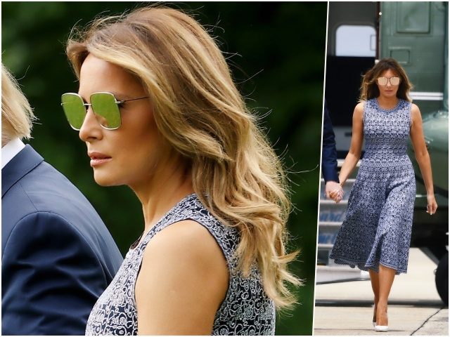 First Lady Melania Trump is ready for a cool summer …