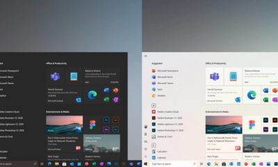 Windows 10 Start menu UI