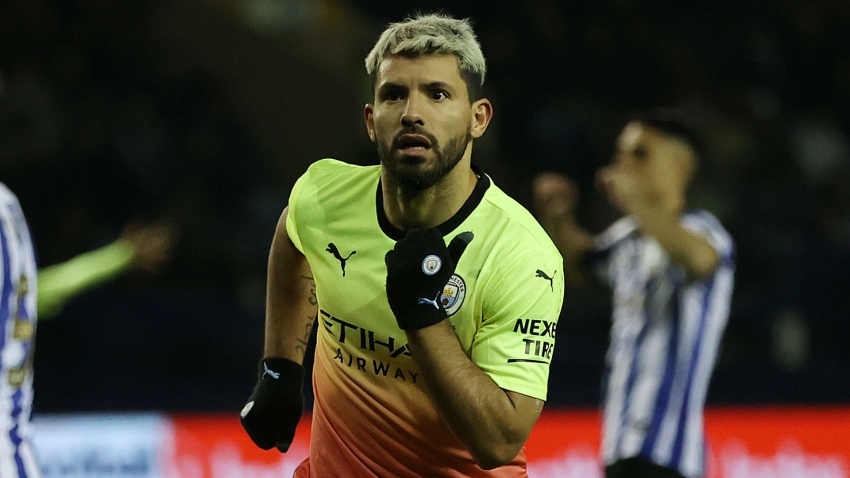 How does Sergio Aguero compare to Europe's elite number nines?