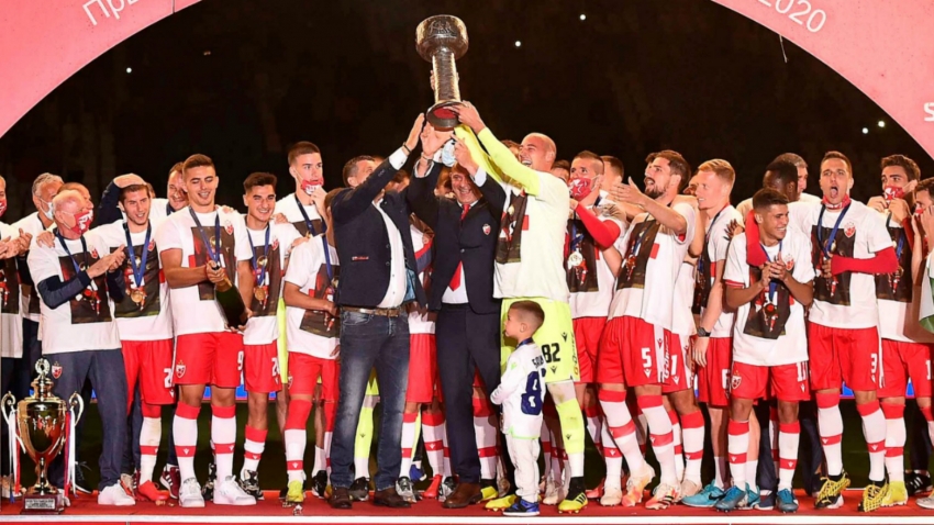 Coronavirus: Five Red Star Belgrade players test positive for COVID-19 after title celebrations