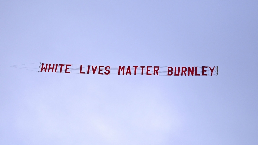 Kick It Out responds to 'White Lives Matter Burnley' banner as Blackpool airport investigates