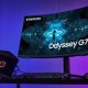 Samsung Odyssey G7 gaming monitor promo shots