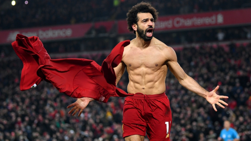 Mohamed Salah basks in Liverpool glory