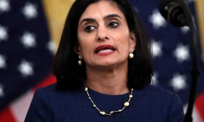 Administrator of the Centers for Medicare and Medicaid Services Seema Verma speaks about protecting seniors, in the East Room of the White House, Thursday, April 30, 2020, in Washington.