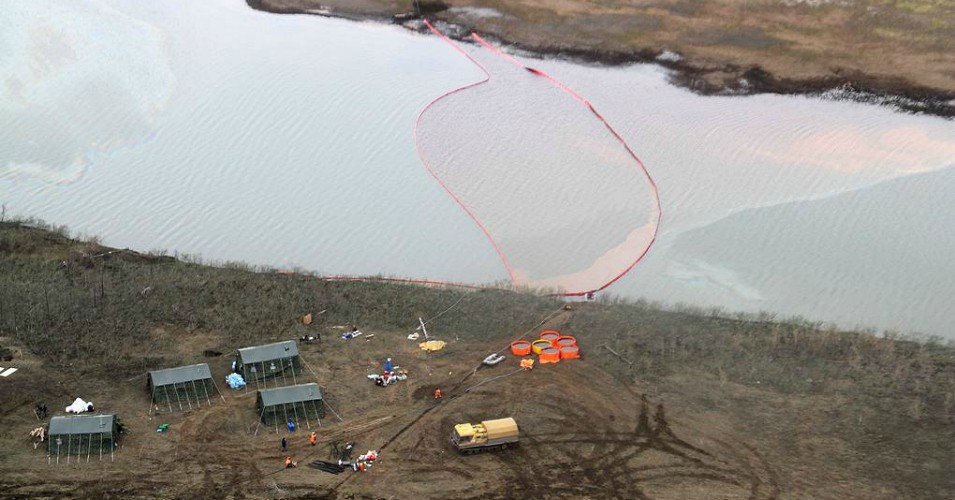 An accident at a power station in the Russia region of Krasnoyarsk caused about 20,000 tonnes of diesel fuel to spill into an Arctic River on May 29, 2020.