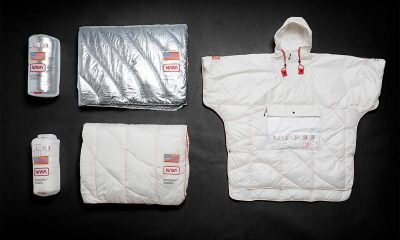 Rumpl NASA NanoLoft Puffy Poncho Release Tyvek ripstop Apollo 13 Space travel expedition  outerwear jackets cozy