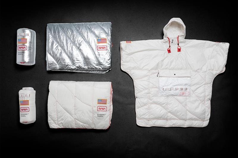 Rumpl NASA NanoLoft Puffy Poncho Release Tyvek ripstop Apollo 13 Space travel expedition  outerwear jackets cozy