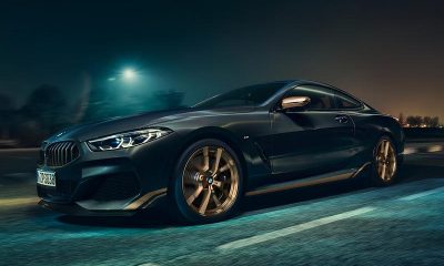 BMW 8 Series Edition Golden Thunder Individual Luxury Customer Customization Black Gold German Automotive Super Coupe Convertible Gran Gran Coupe M8 Closer Look Revealed News Announcements Bowers & Wilkins Diamond Surround Sound System
