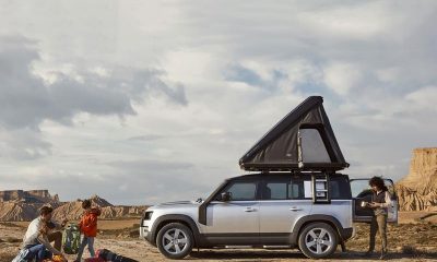 land rover defender 110 autohome camping outdoors roof top tent mobile home