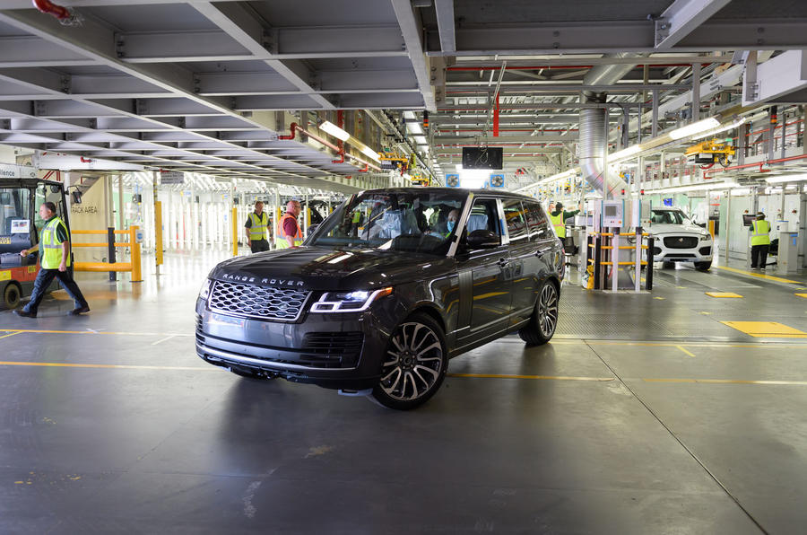Jaguar Land Rover restarts production with first Range Rover