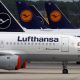 Aircrafts of the German airline Lufthansa are parked at the airport in Munich, Germany, Tuesday, May 26, 2020. Germany on Monday approved a 9 billion-euro ($9.8 billion) aid package for stricken airline Lufthansa to keep a major employer going through the turbulence of the coronavirus pandemic.