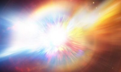 Illustration of a planet or supernova star explosion.