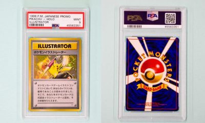 worlds most expensive Pokémon card pikachu illustrator zenplus auction 250000 usd sale price