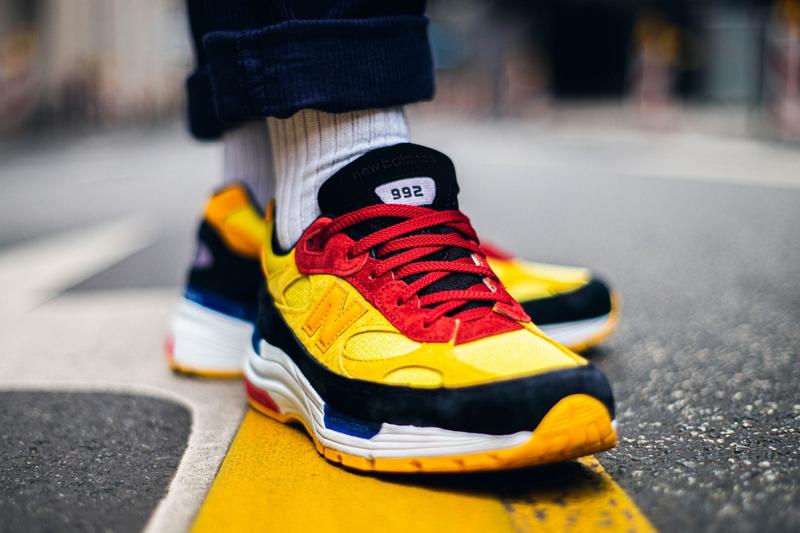 new balance 992 yellow red neon black blue grey m992dm m992af official release date info photos price store list buying guide