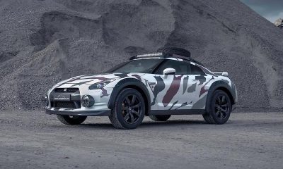 Nissan GT-R Offroad "Godzilla 2.0" Classic Youngtimers Consultancy 4x4 R35 Skyline 4WD 600 HP Camouflage Wrap Ground Clearance Rally Mode