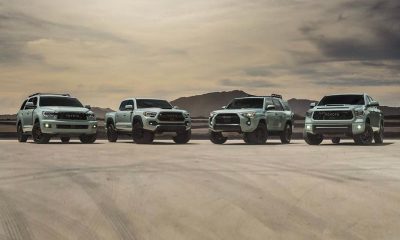 Toyota Unveils Its "Lunar Rock" TRD Pro Exclusive Color Option 4Runner Tacoma Tundra Sequoia suvs off-road
