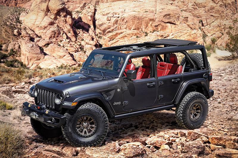 Jeep V8 Wrangler Rubicon 392 Concept Revealed Ford Bronco Release Information Rival SUV American Truck 4x4 Closer Look 450 BHP 450 lb.-ft. torque
