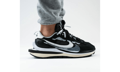 sacai x Nike Pegasus VaporFly SP "Black/Summit White/Pure Platinum" CV1363-001 Sneaker Release Information First Look On Foot Hype Heat Collaboration Chitose Abe