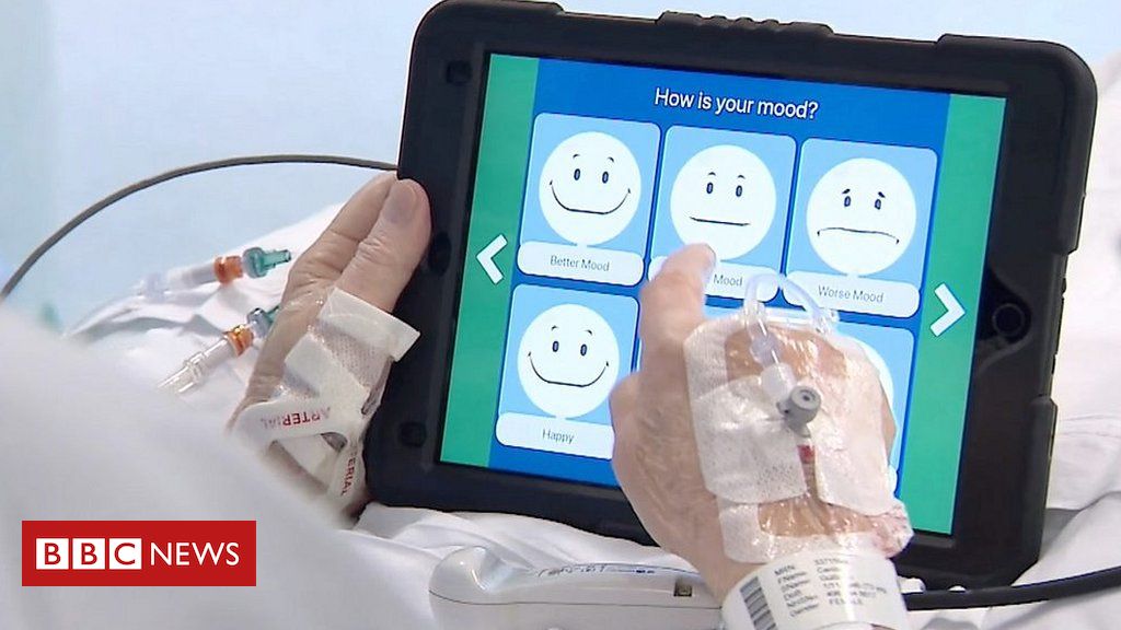 The Addenbrooke's Hospital app giving patients who cannot talk a voice
