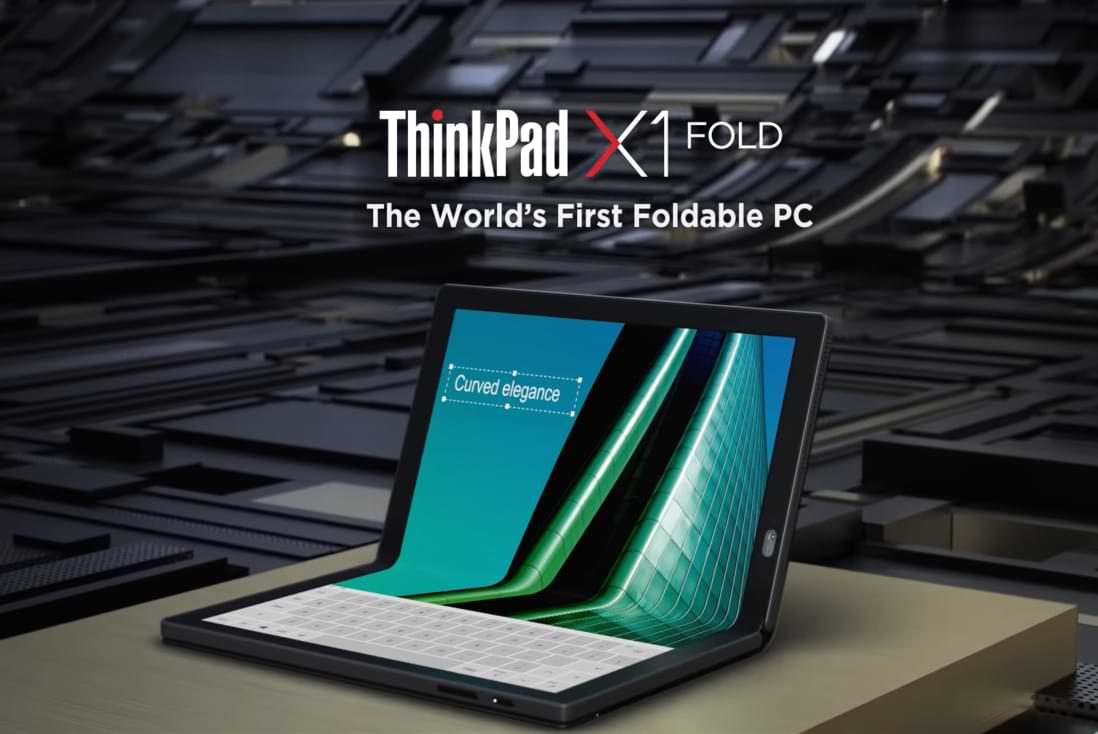 Lenovo ThinkPad X1 Fold se lanzó oficialmente hoy como primera PC con pantalla plegable