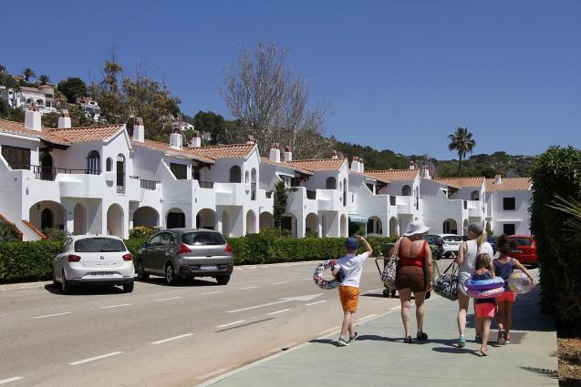 Tourists in Menorca