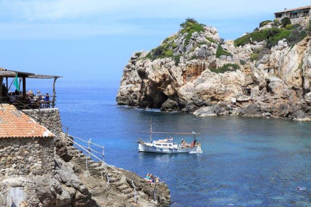 Cala Deya is a small beach close to Deya where you might even spot someone famous