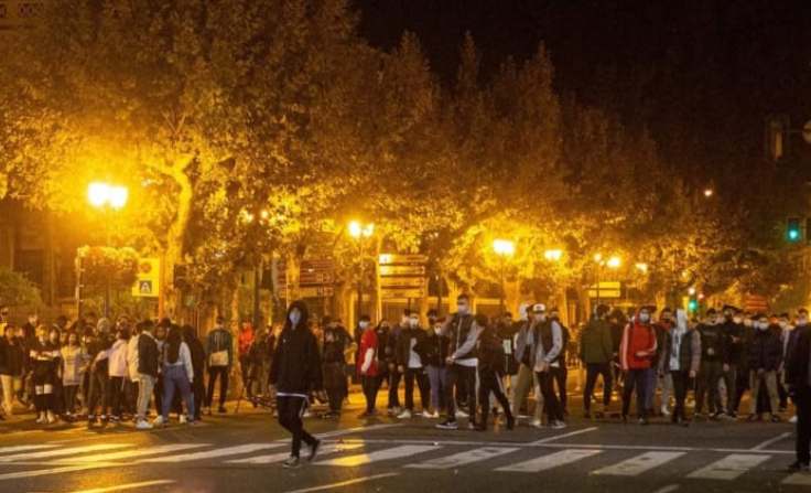 Protestas violentas por medidas contra el virus en España