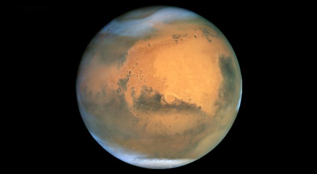 Mars from Hubble
