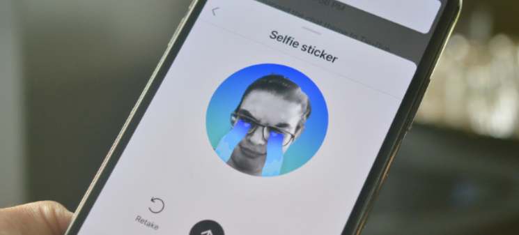 Cómo enviar pegatinas de selfies en Instagram