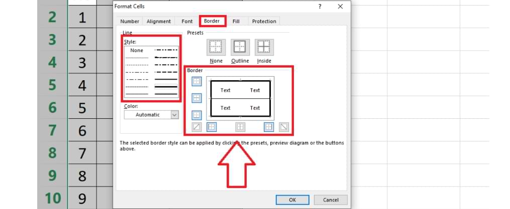 Cómo hacer líneas en negrita en Microsoft Excel