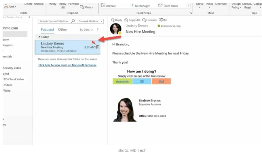 Cómo marcar mensajes de correo electrónico en Microsoft Outlook