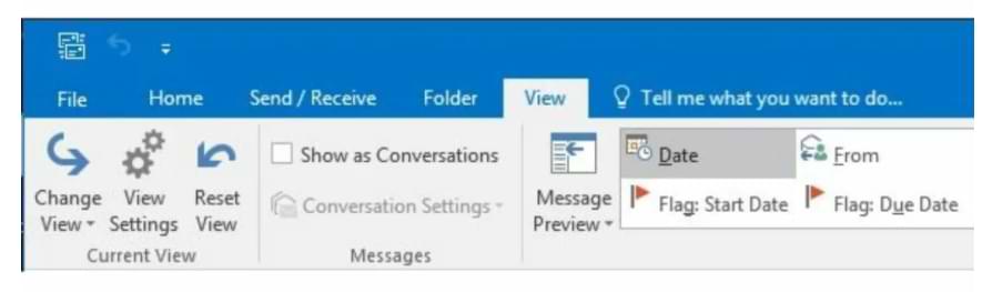 ¿Qué es la vista de conversación en Microsoft Outlook
