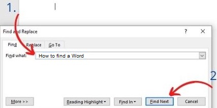 Cómo buscar palabras con Buscar en Microsoft Word