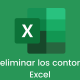Cómo eliminar los contornos en Excel