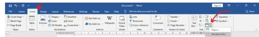 Cómo fusionar dos documentos diferentes en Microsoft Word