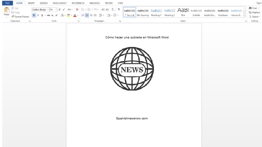 Cómo hacer una cubierta en Microsoft Word