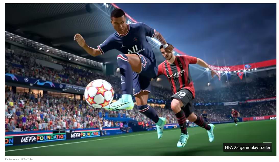 FIFA 22 un nuevo tráiler de juego. EA se jacta de la tecnología