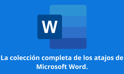 La colección completa de los atajos-de Microsoft Word.