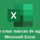 Cómo crear marcas de agua en Microsoft Excel