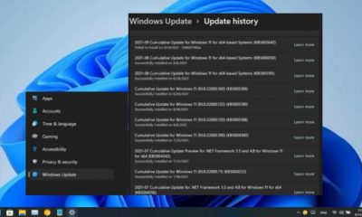 Cómo ver el historial de actualizaciones en Windows 11