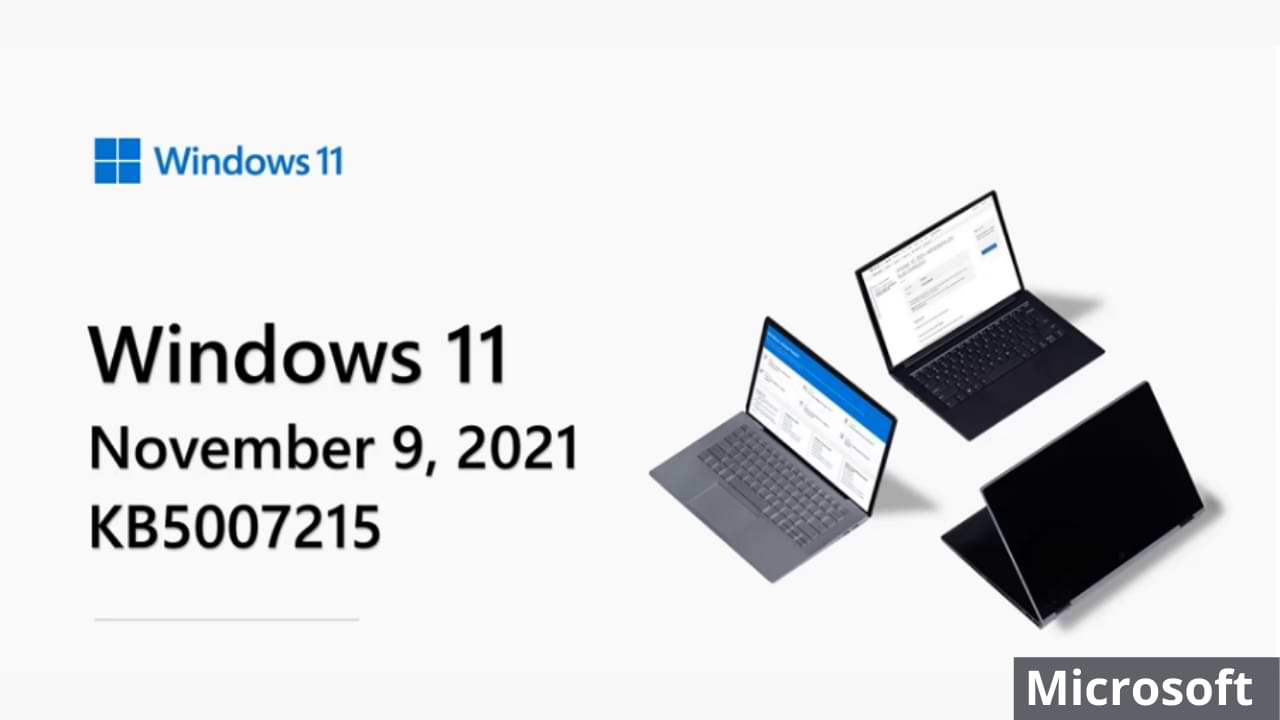Microsoft lanza la actualización acumulativa de noviembre de 2021 para Windows 11