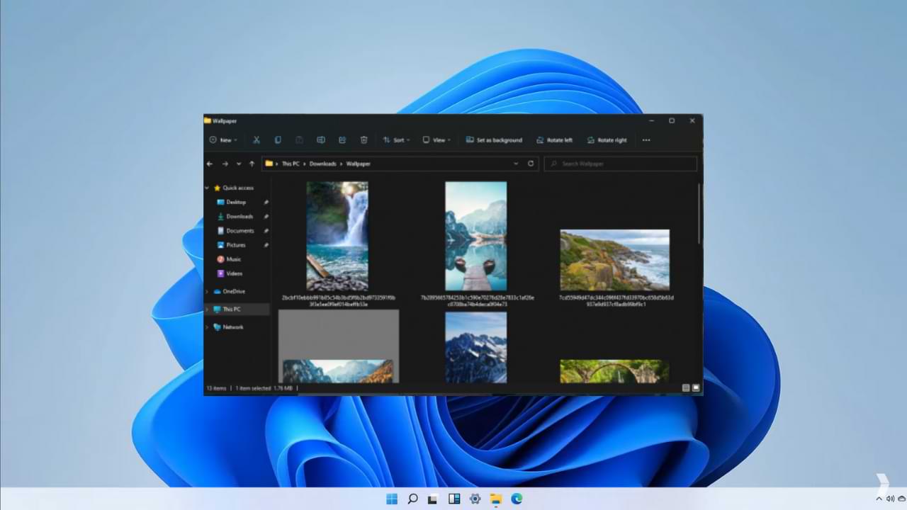 Cómo convertir la imagen de la pantalla de bloqueo en un fondo de escritorio en Windows 11