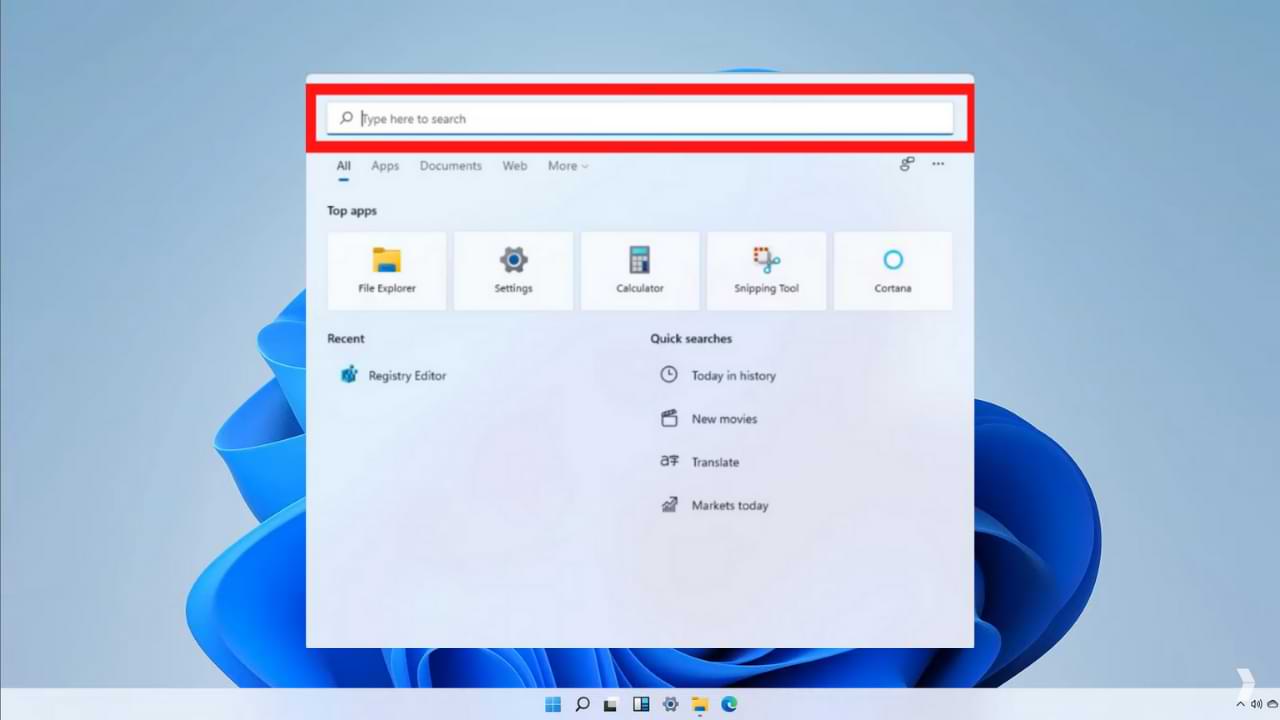 Cómo ocultar el botón de búsqueda en la barra de tareas de Windows 11