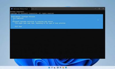 Cómo realizar un análisis completo de Windows Defender en Windows 11 mediante el terminal de Windows