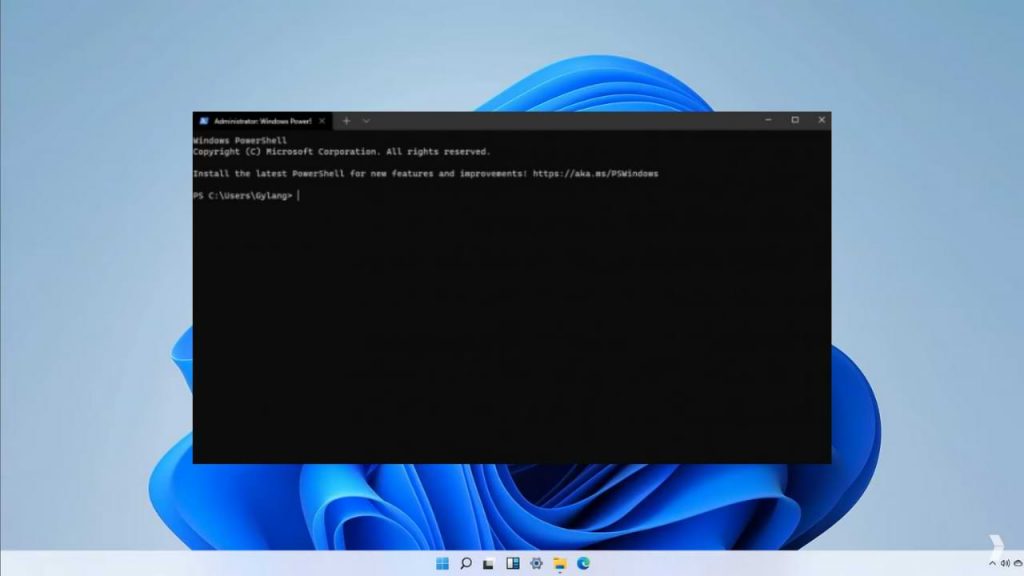 forma de cambiar el perfil predeterminado en la terminal de Windows