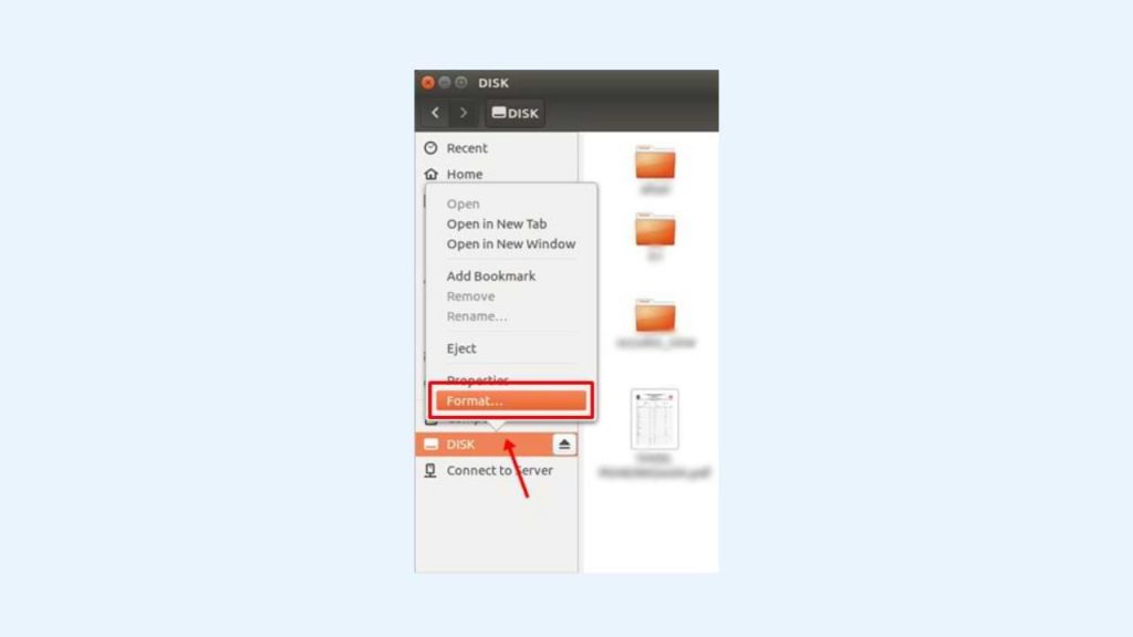 2 formas fáciles de formatear un disco flash en Ubuntu Linux