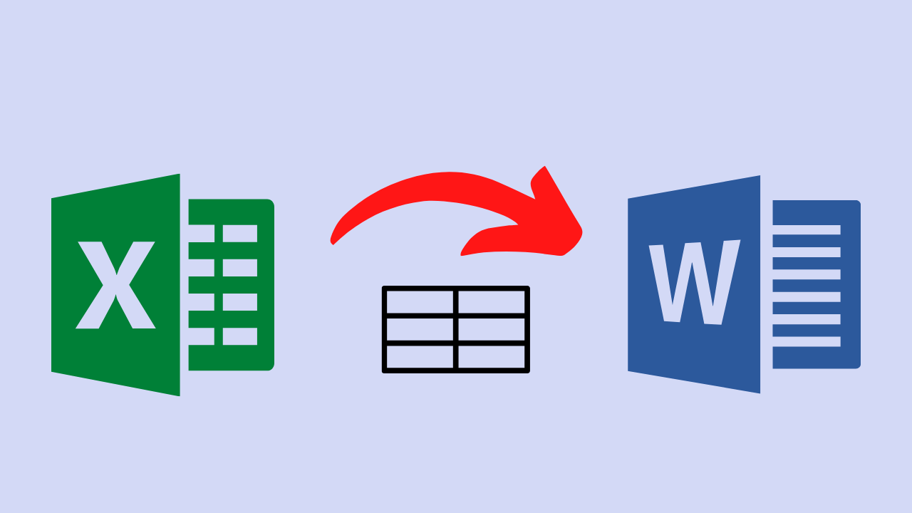 Cómo mover tablas de Excel a Word